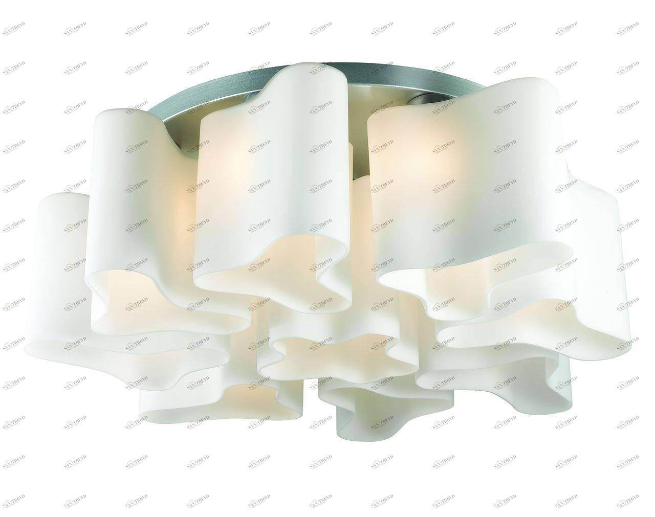 Потолочная люстра ST Luce Onde 2 SL118.502.09 ST LUCE ДИЗАЙНЕРСКИЕ, ONDE 058409 Белый 