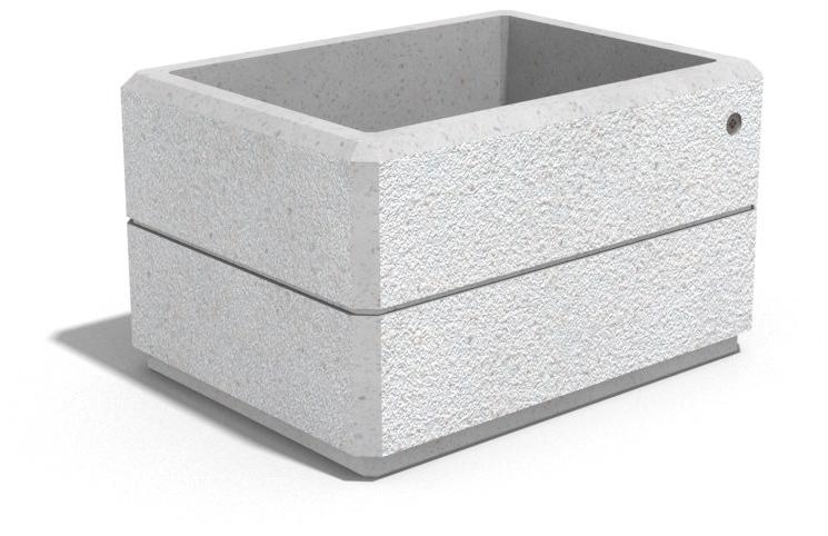 ENCHO ENCHEV - ETE Прямоугольная кашпо для общественных мест  177  - Вид №1