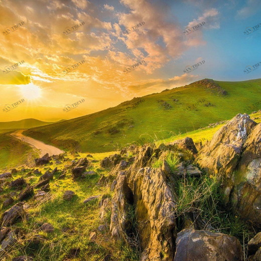 8-525-Mountain-Morning Фотообои Komar National Geographic 2.54х3.68 м 8525MOUNTAINMORNING