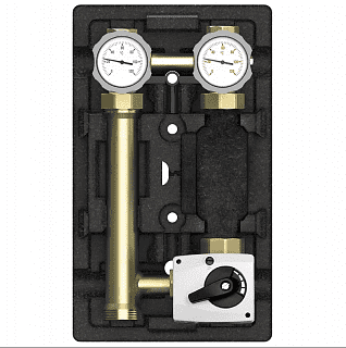 Смесительная насосная группа MEIBES MK 1" (подача слева) сервопривод в комплекте, без насоса