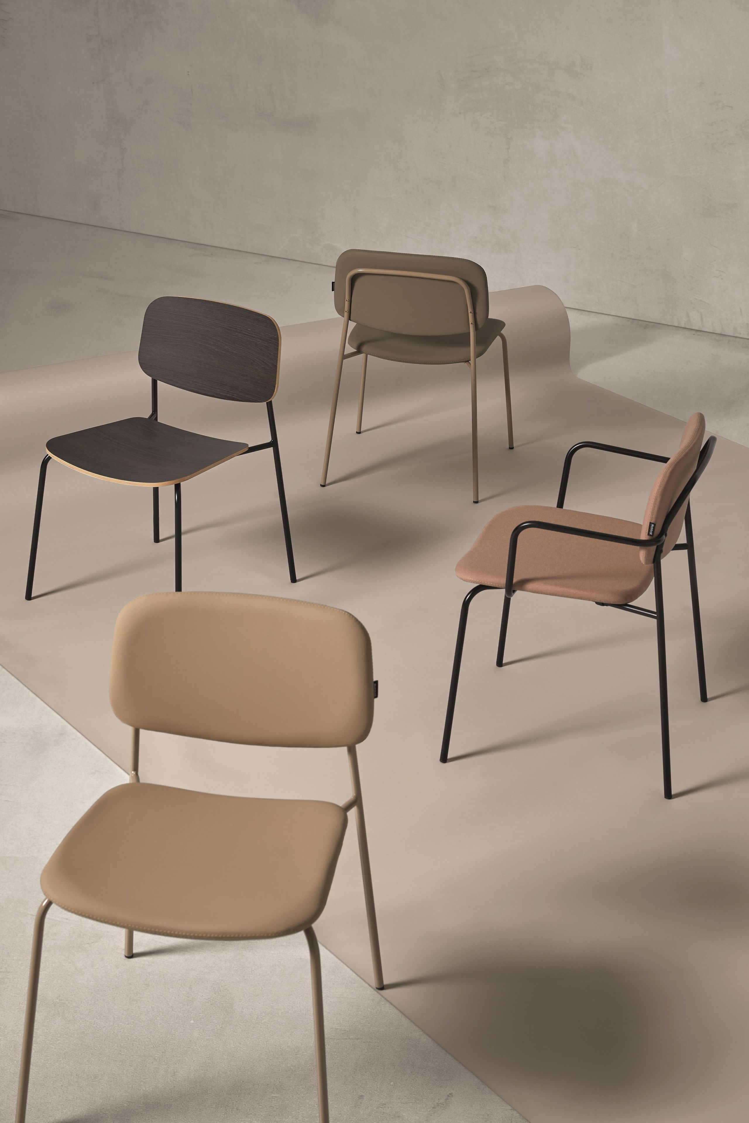 Мягкий стул из ткани Mobboli Крышка ARCH-00029213 - Вид №6