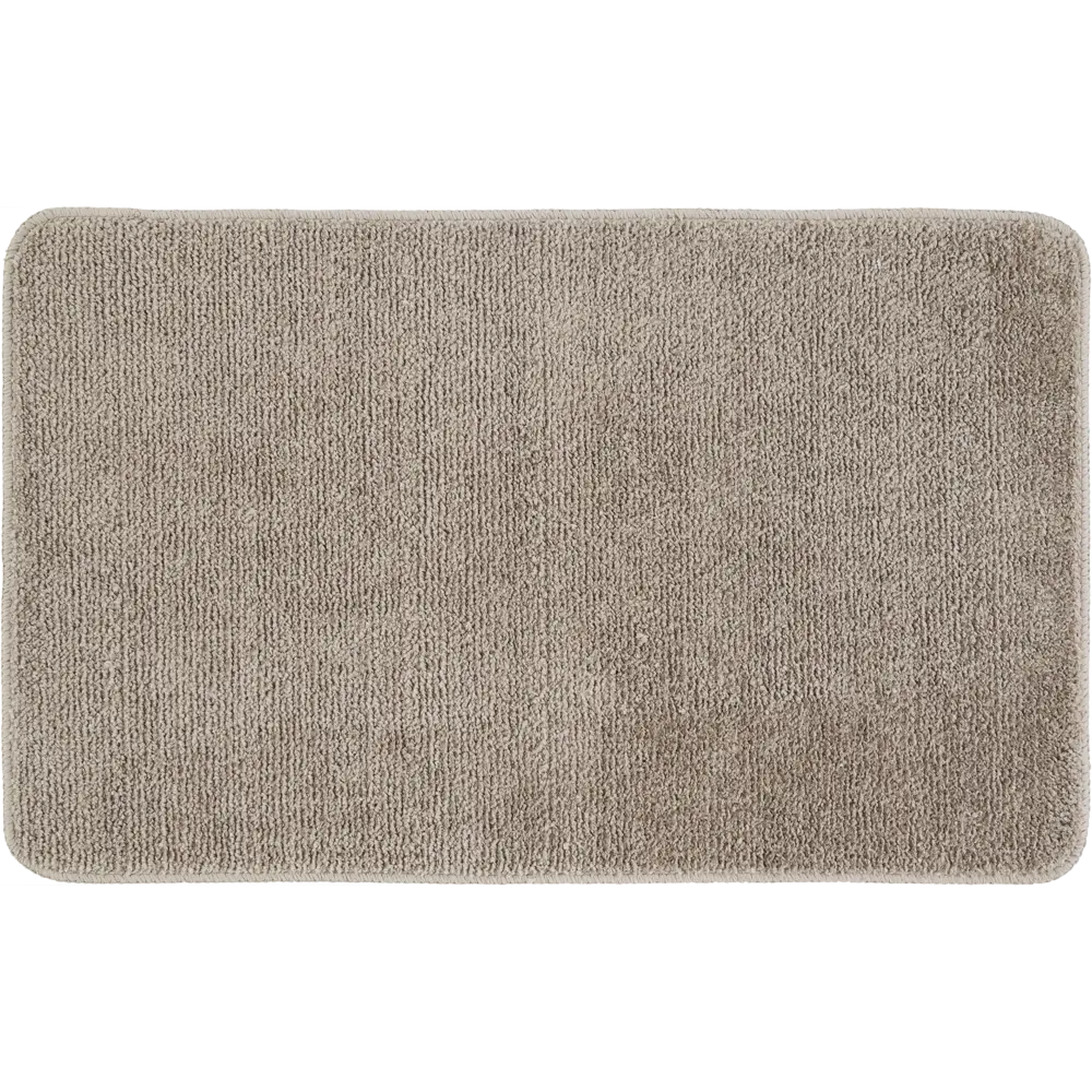 Коврик для ванной Swensa Presto 80x50 см цвет бежевый STLM-2039606