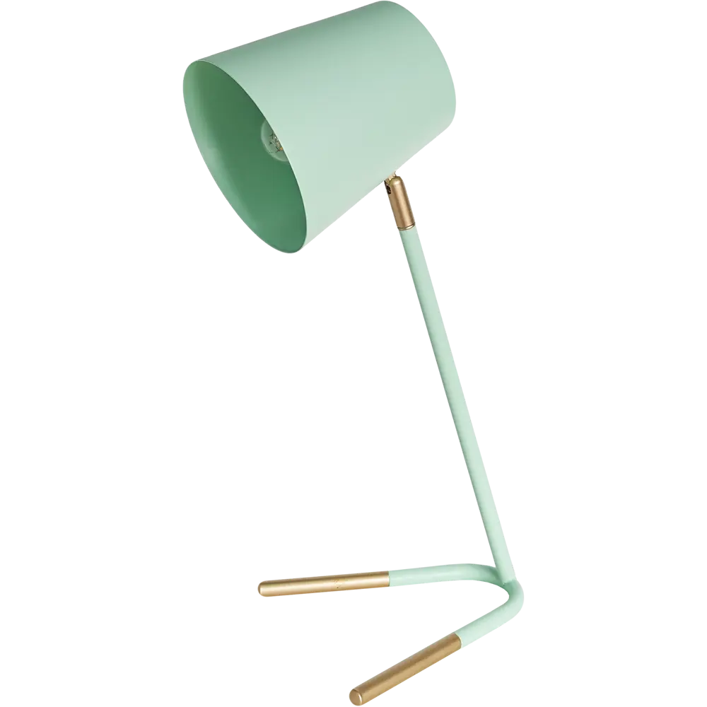 Настольная лампа Skora Green L1159P, цвет бирюзовый LAMPLANDIA STLM-2092322 - Вид №1