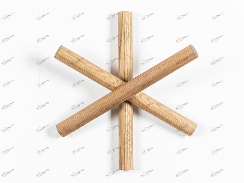 TON Настенная вешалка из дерева Logs sun-id-1495971