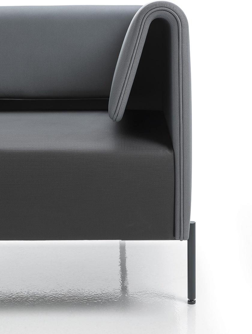 Kastel 3-х местный кожаный диван с журнальной полкой Klint sun-id-1387706 - Вид №7