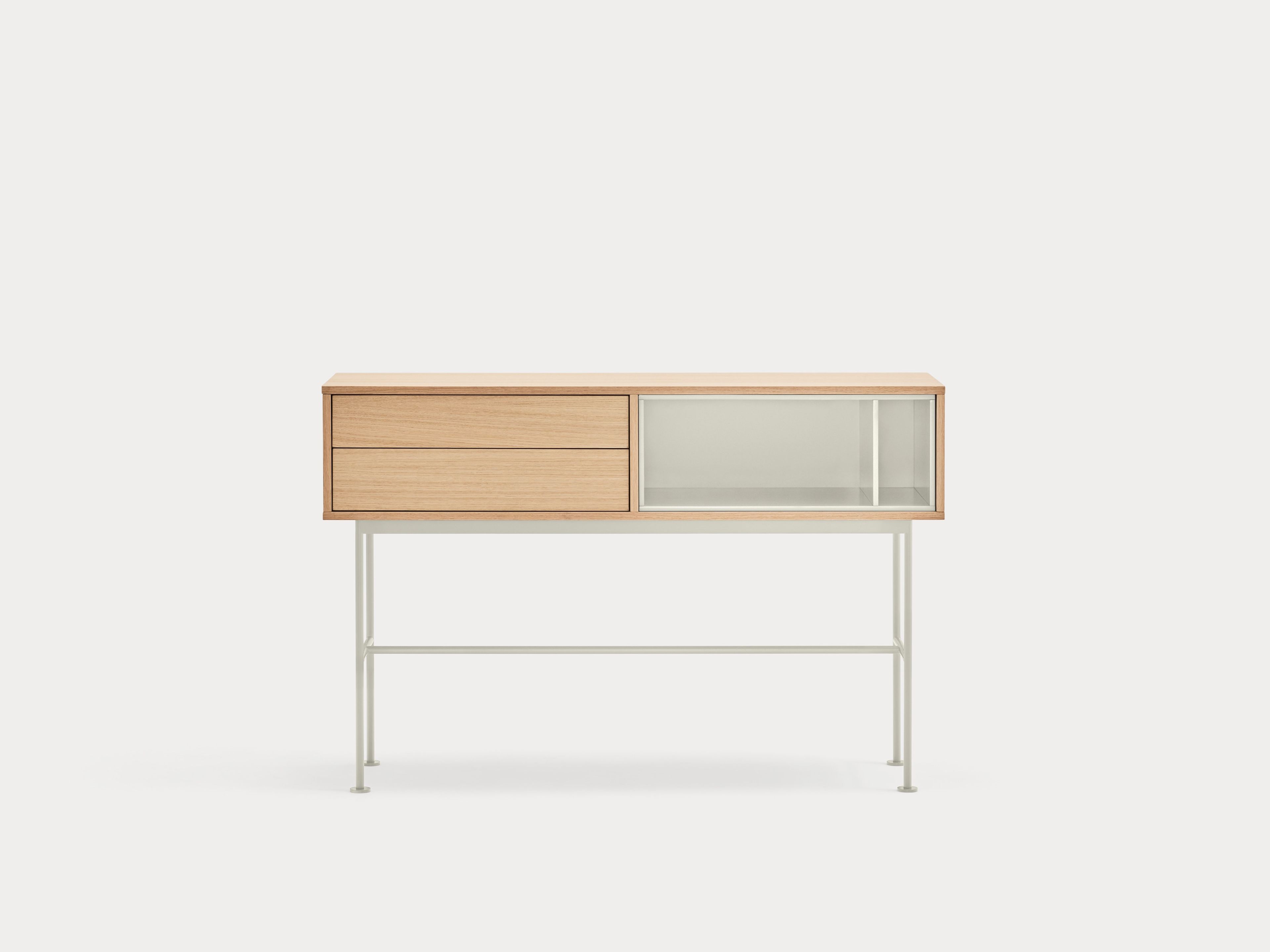 Консоль из шпона и МДФ с ящиками TEULAT Yoko ARCH-00028056 - Вид №1