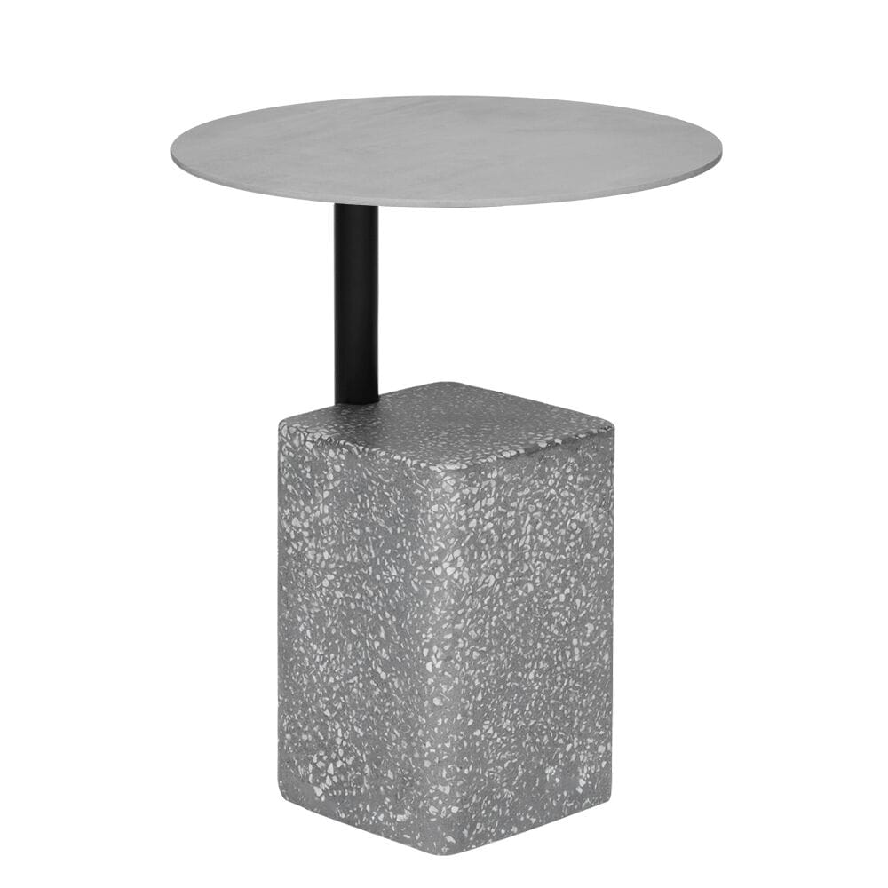 Высокий круглый журнальный столик с бетонным основанием Vela Arredamenti Арго ARCH-00093210 - Вид №2