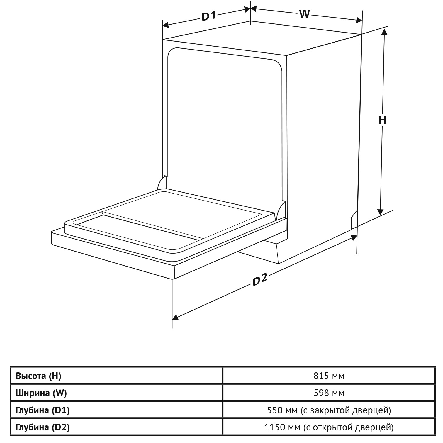 8163699 Встраиваемая посудомоечная машина Korting KDI 60340 STDN-0001751 - Вид №4