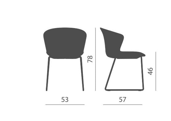 Тканевый стул с подлокотниками Kastel Kicca Plus ARCH-00132360 - Вид №2