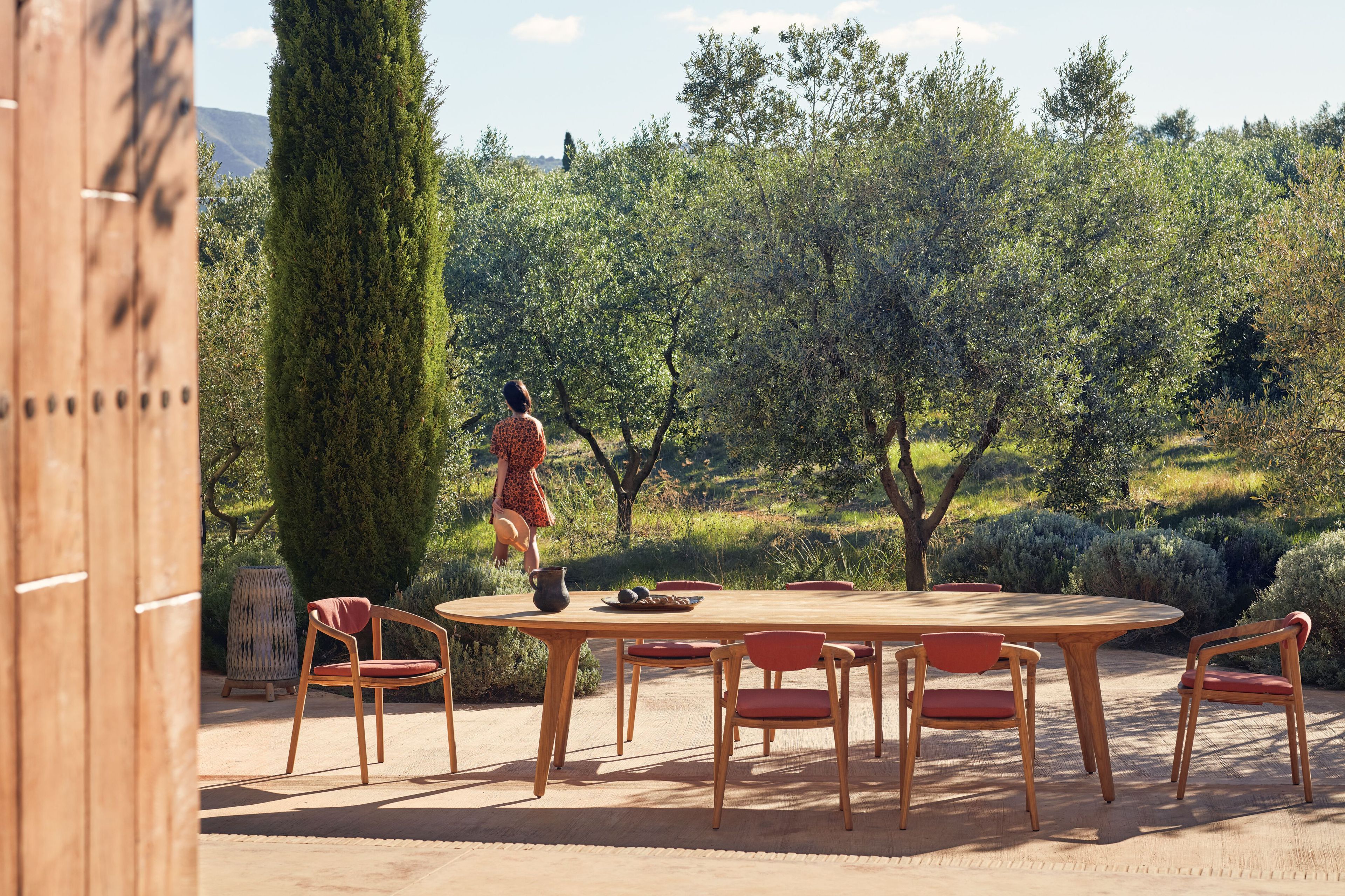 Прямоугольный садовый стол из тикового дерева MANUTTI Torsa ARCH-00127325 - Вид №1