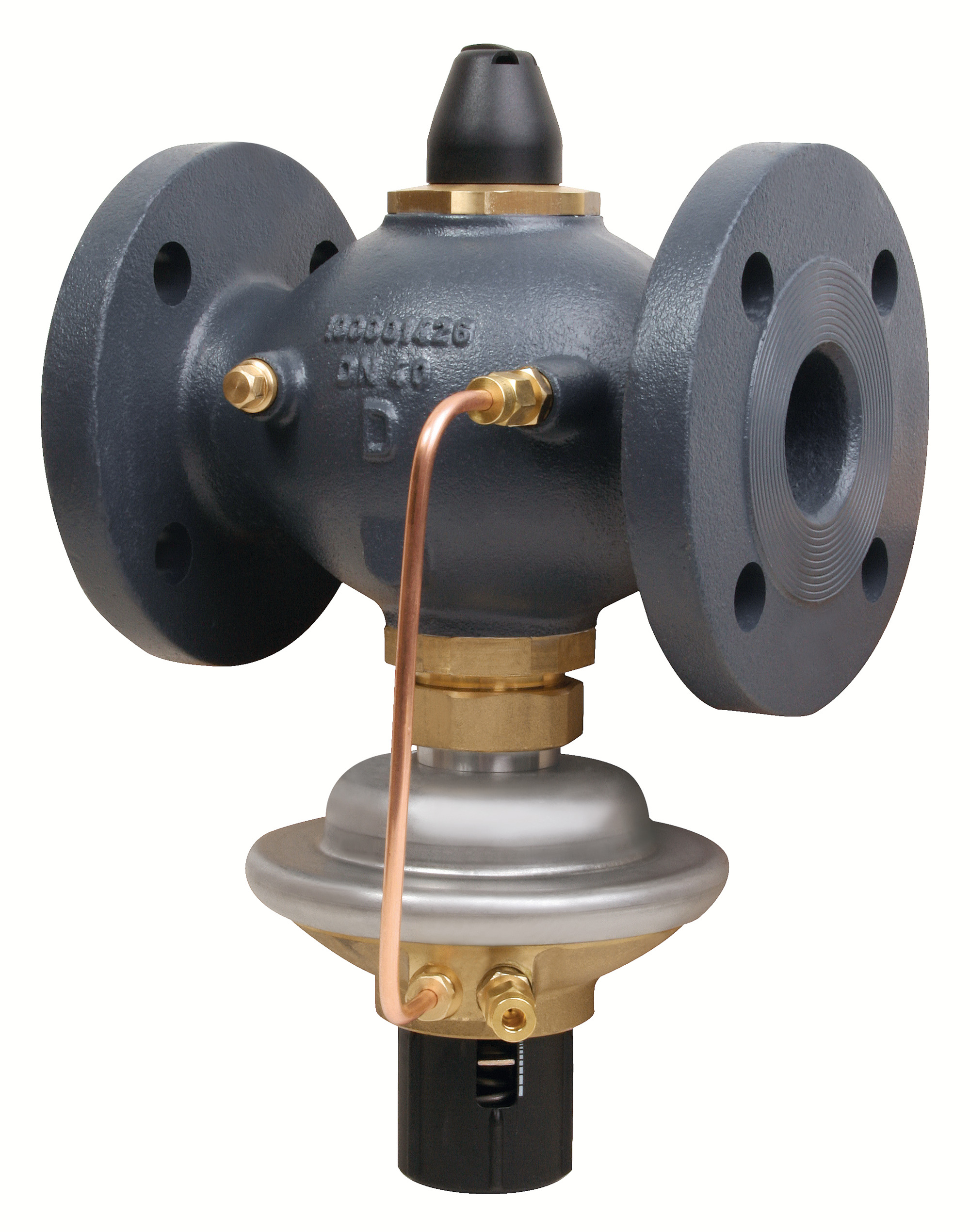 Danfoss Регулятор перепада давления AVPQ для монтажа на обратном трубопроводе РПД AVPQ PN25 15/4/0,3-2/0,2/рез./обр 003H6541  - Вид №21