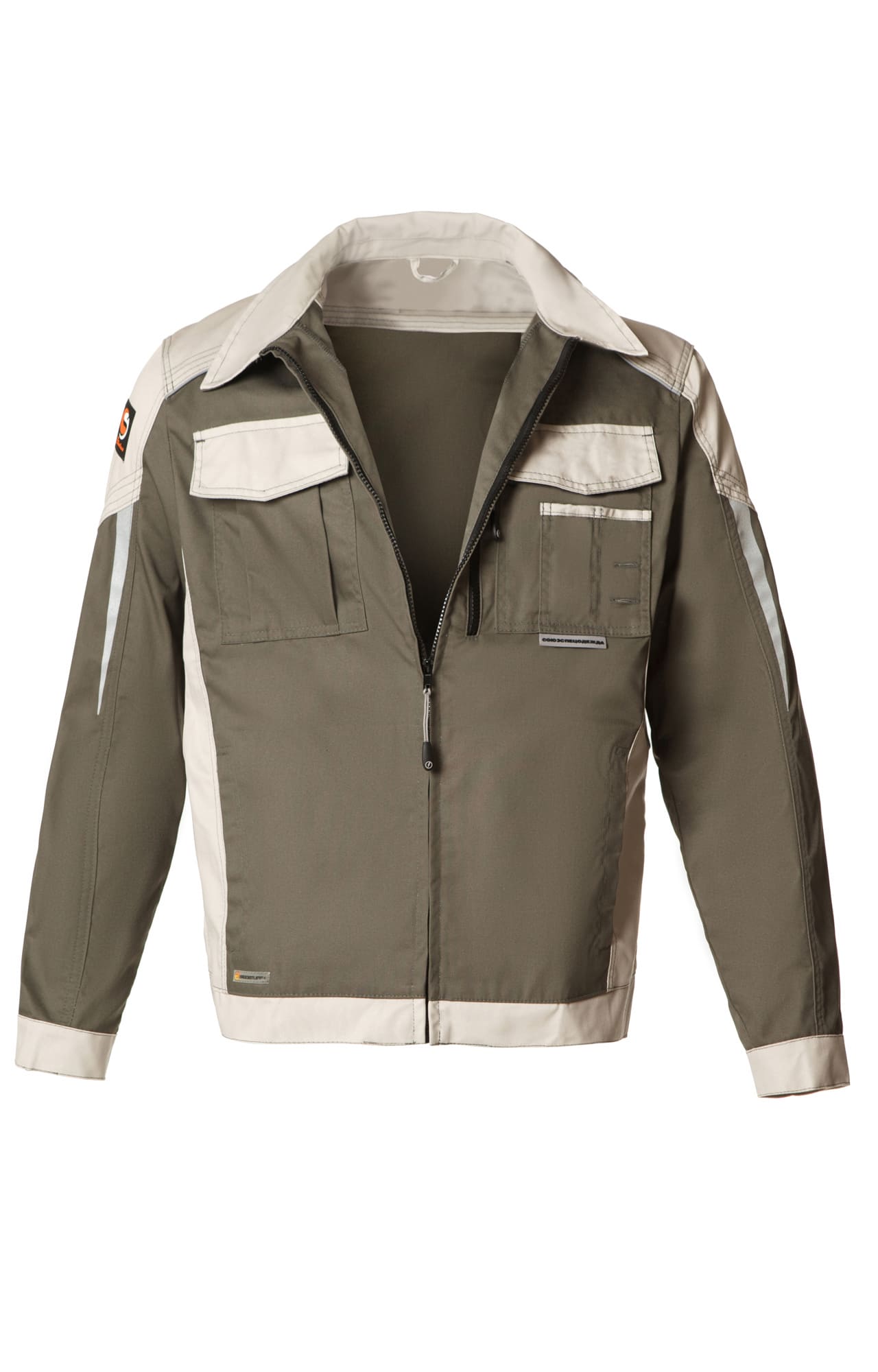 4991517 Костюм  NEW 2 серый хаки с серым песком STATUS  Летняя спецодежда  размер 52-54/182-188  - Вид №3