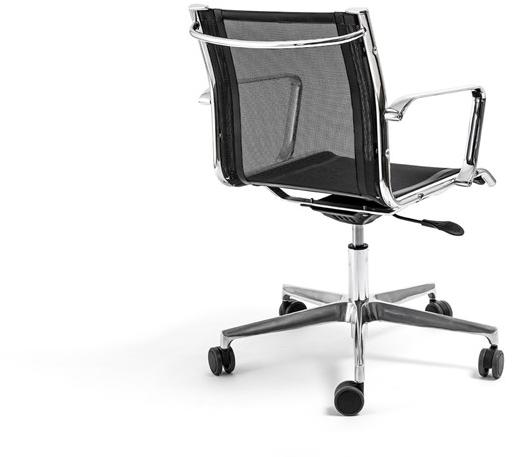 AP Factor Кресло руководителя в сетке с 5 спицами и подлокотниками Louisiana net sun-id-1384220 - Вид №4