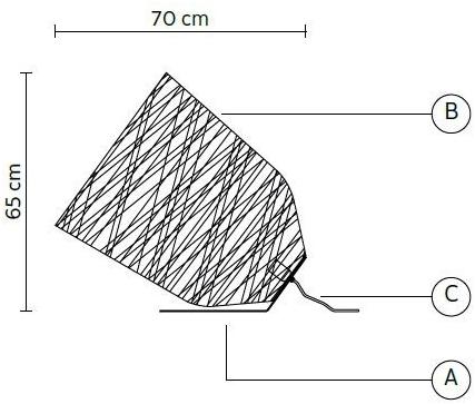 Karman Торшер для улицы из смолы кокона Blackout sun-id-1382795 - Вид №3