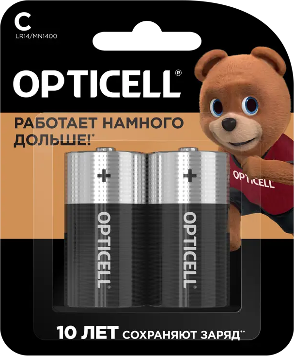 Алкалиновые батарейки Santreyd Opticell Basic C/LR14 - 2 шт в упаковке 89361716