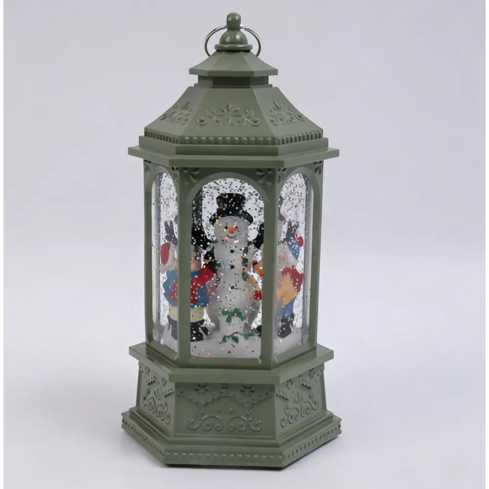 Фигура Снеговик для дома 4 светодиода 22 см цвет зеленый KREAFORTA STLM-2176358