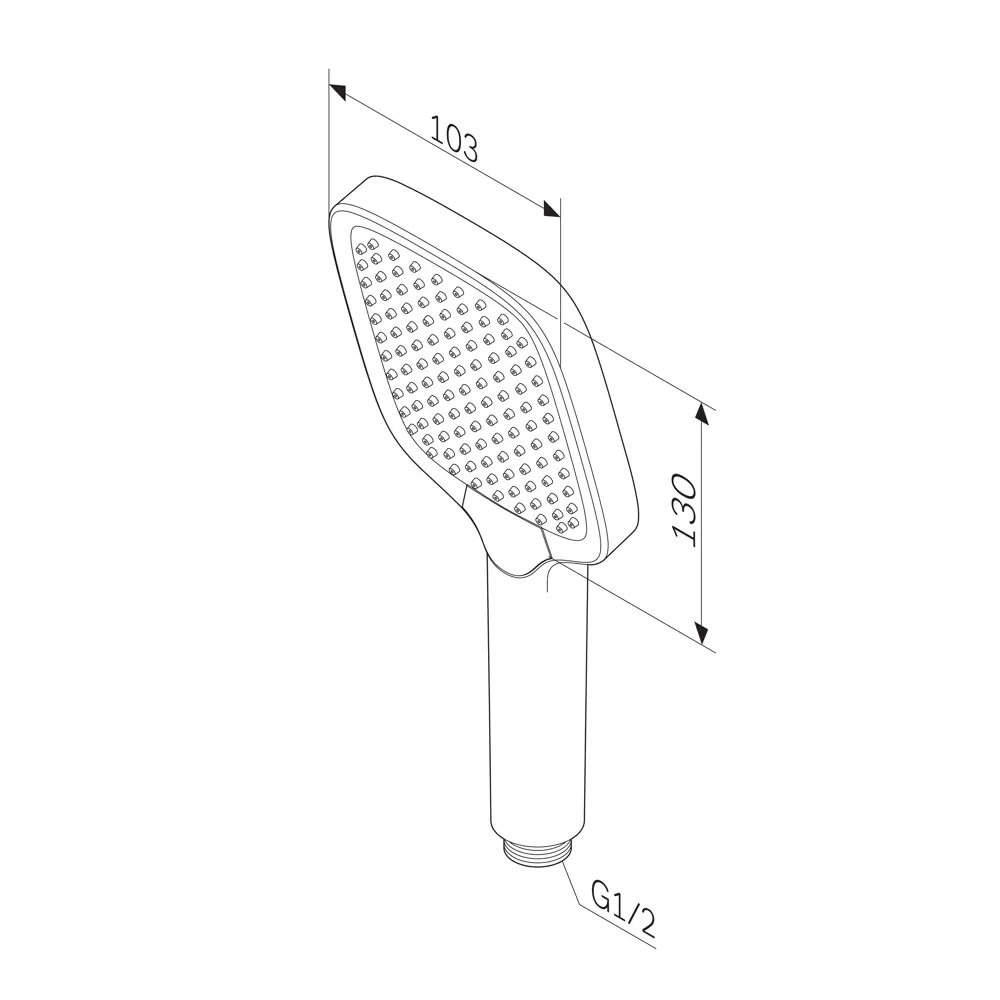 Лейка для душа AM.PM Flash F0280S00 3 режима цвет хром 89400679 STLM-2164929 - Вид №3