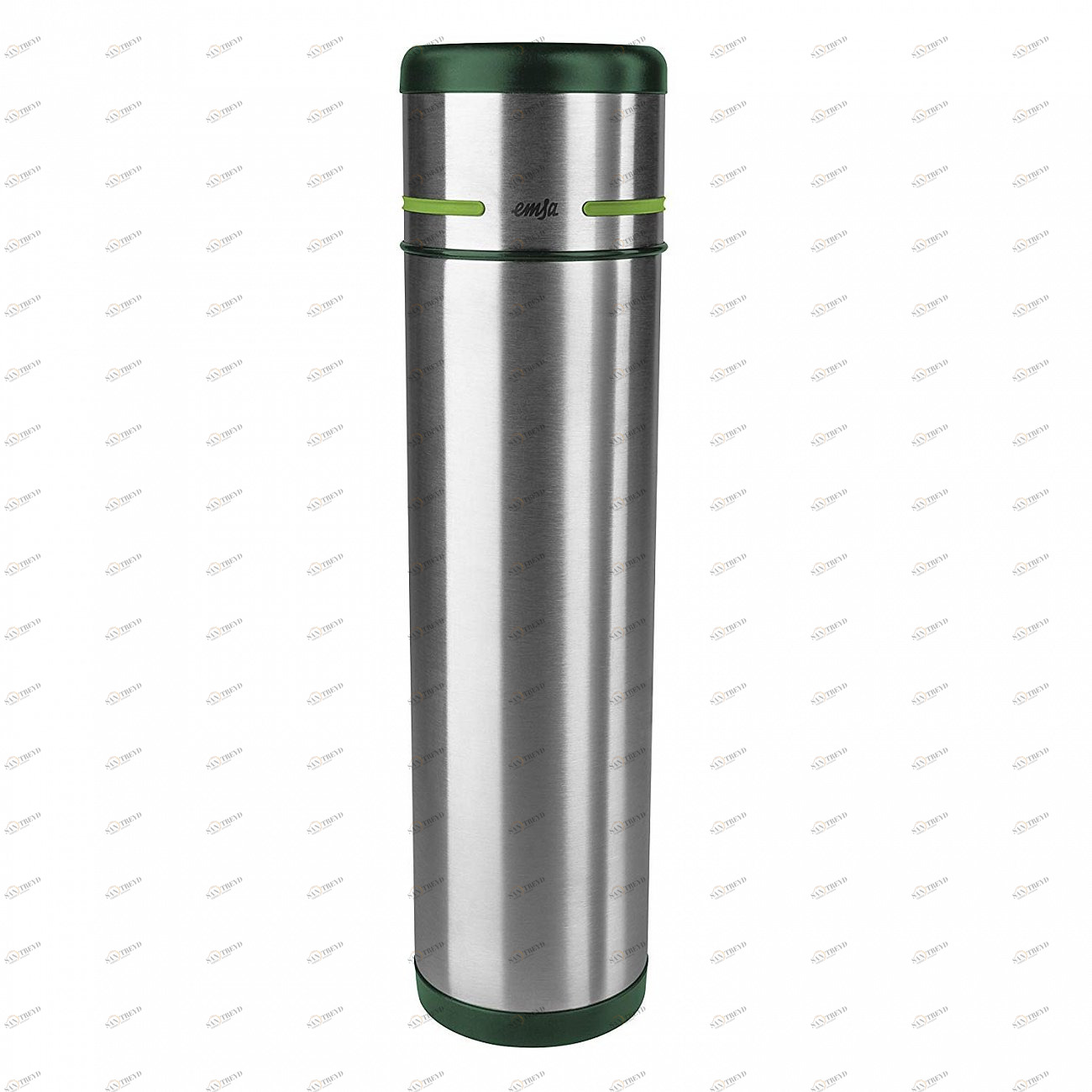 Термос из нержавеющей стали зеленый 1 л Mobility EMSA ДИЗАЙНЕРСКИЕ 00-3951800 Хром 