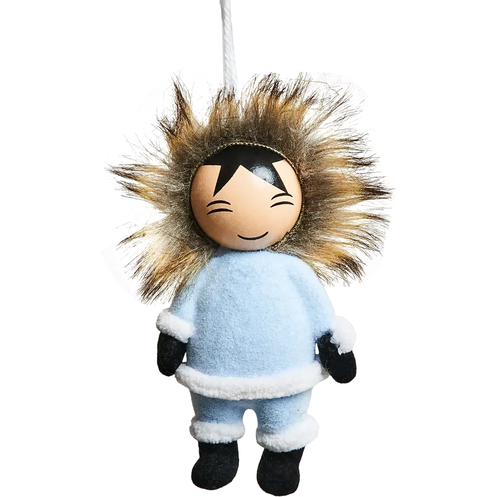 87036508 Елочная игрушка Мальчик 12x6.5 цвет синий STLM-1495236 Santreyd  - Вид №1