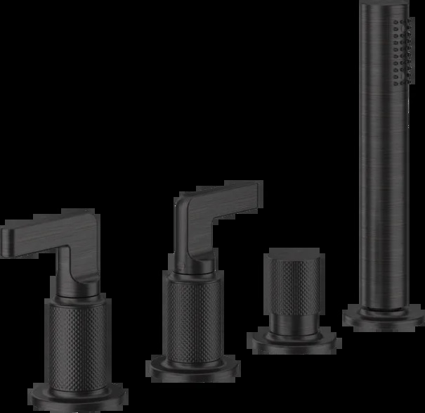 Смеситель для ванны 58043 187 Gessi Inciso СОСТАРЕННАЯ БРОНЗА