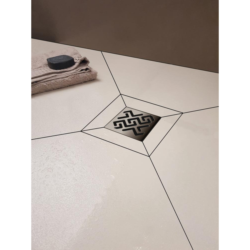 090365 Трап водосток ZENTRUM Antik 150х150  Berges ZENTRUM Norma  - Вид №1