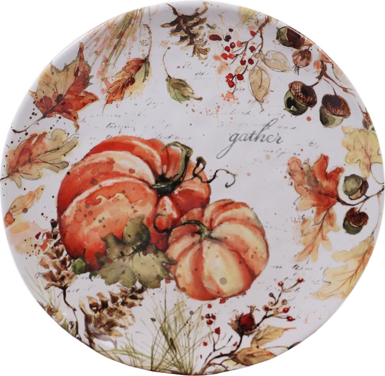 10642233 Certified International Тарелка обеденная Certified Int. Осенние краски 28см,керамика Керамика 