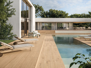 Напольное покрытие из керамогранита под дерево