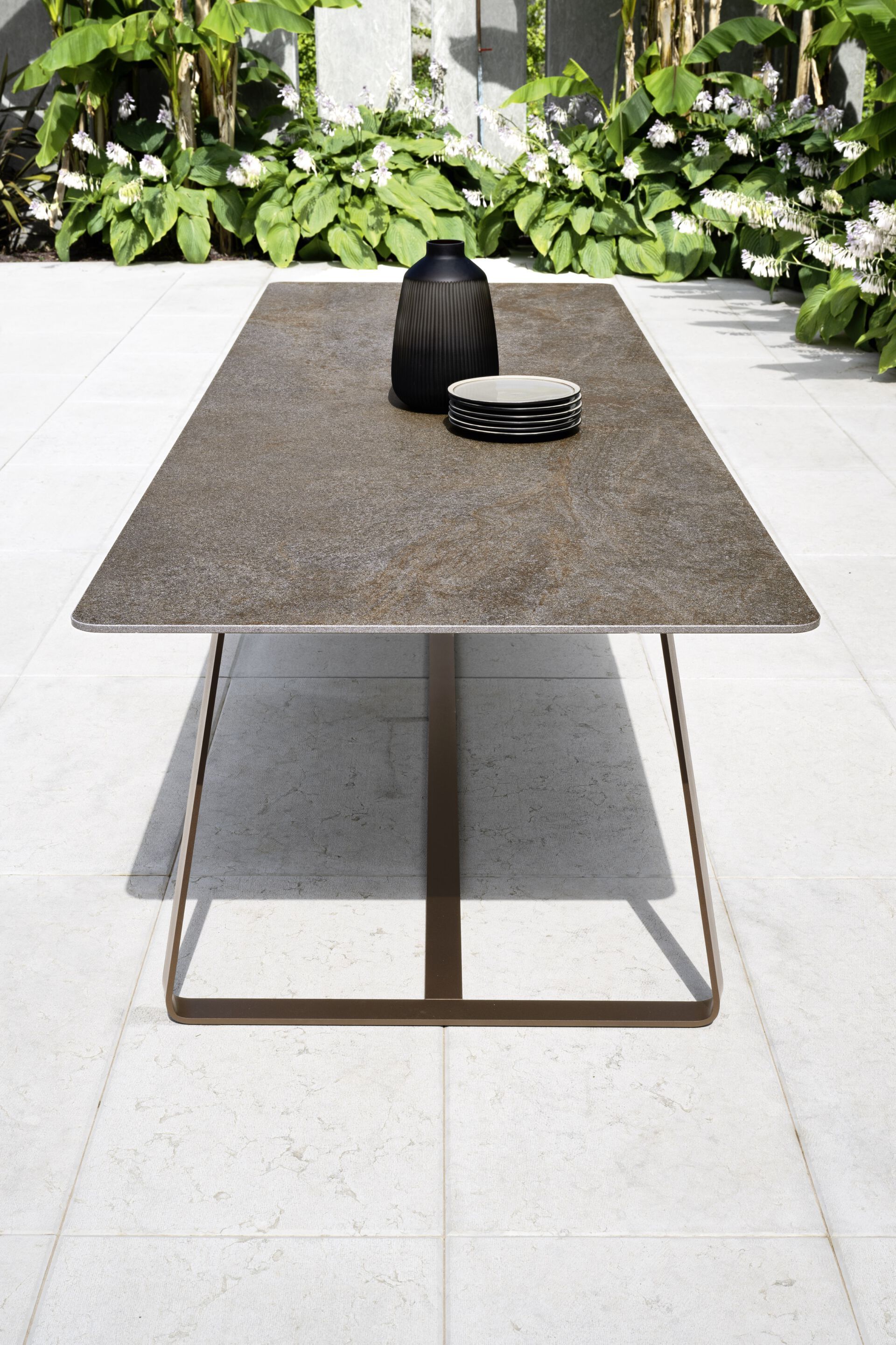 Прямоугольный стальной стол Varaschin Колонаки ARCH-00064425 - Вид №3