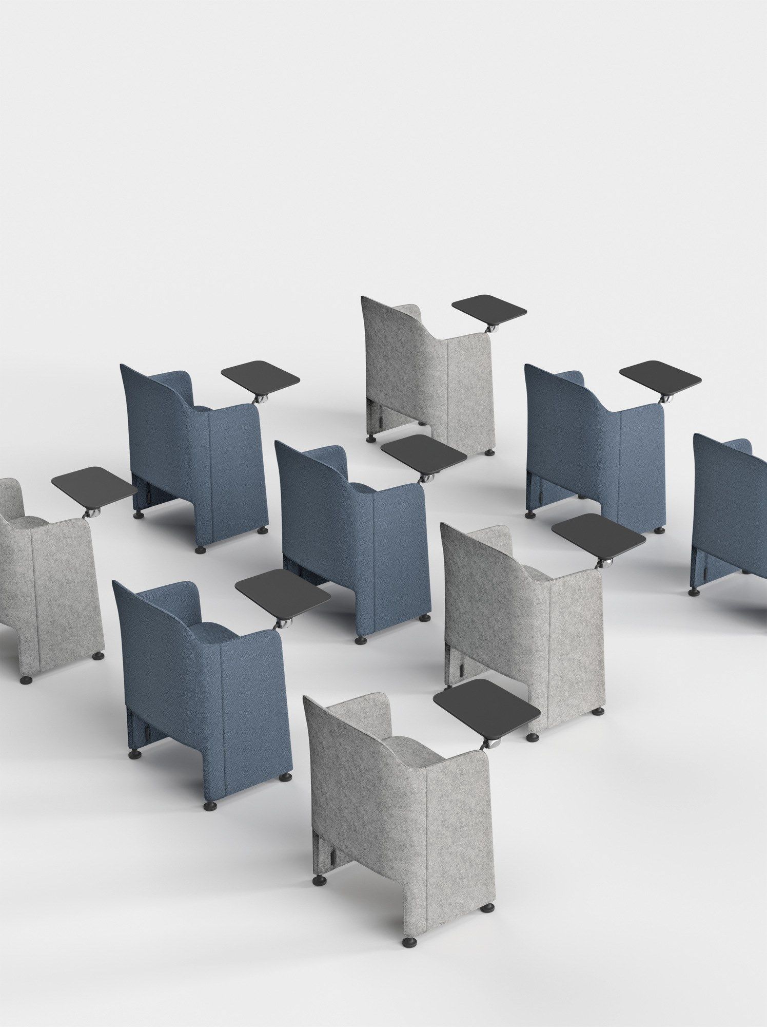 Складной тканевый стул для конференций с подлокотниками Kastel Key Meet ARCH-00052763 - Вид №3