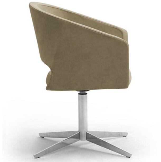 Leyform Кожаное кресло с 4 спицами и подлокотниками Reef 1988 - Вид №2