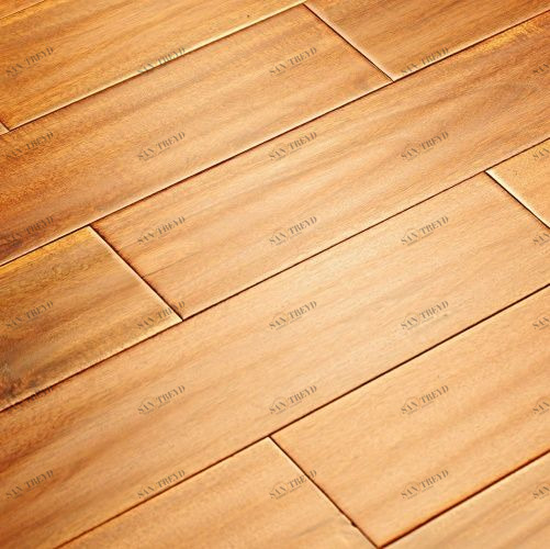 Массивная доска Magestik floor Под лаком (экзотика) Состаренная (тик) 910x122x18мм Акация (Гладкая) 910х122 мм MGK Magestic floor 2600300166