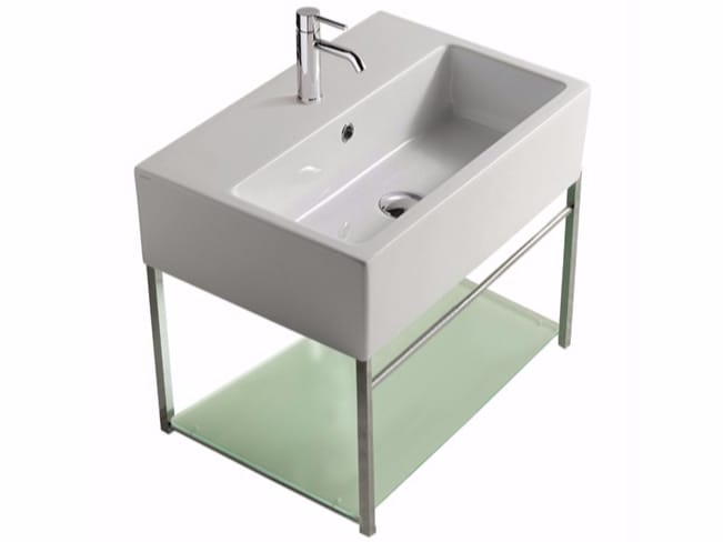 Хромированный латунный подвесной умывальник Galassia PLUS DESIGN ARCH-00052001