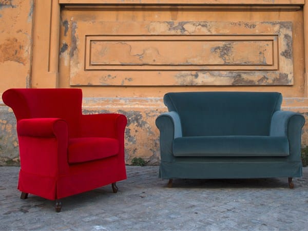 Тканевое кресло с подлокотниками Domingo Salotti 070 ARCH-00028409 - Вид №3