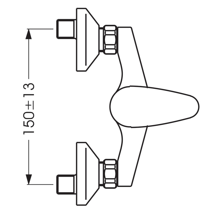 BA003AA Смеситель для душа VIDIMA ORION - Вид №2