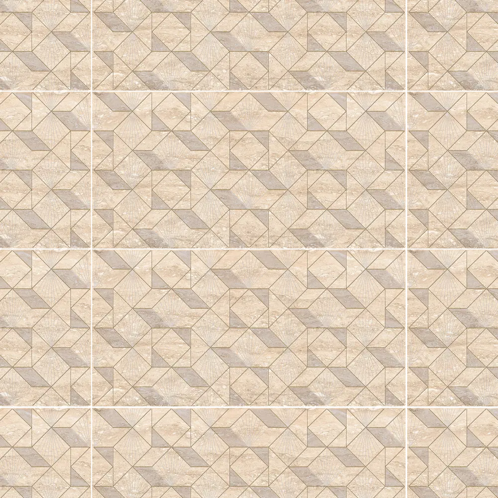 Декор настенный Azori Ascoli Diamond 31.5x63 см матовый камень цвет бежевый STLM-2113963 - Вид №1