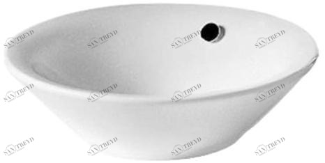 040853 Накладная раковина на столешницу  овальная Duravit Starck 1