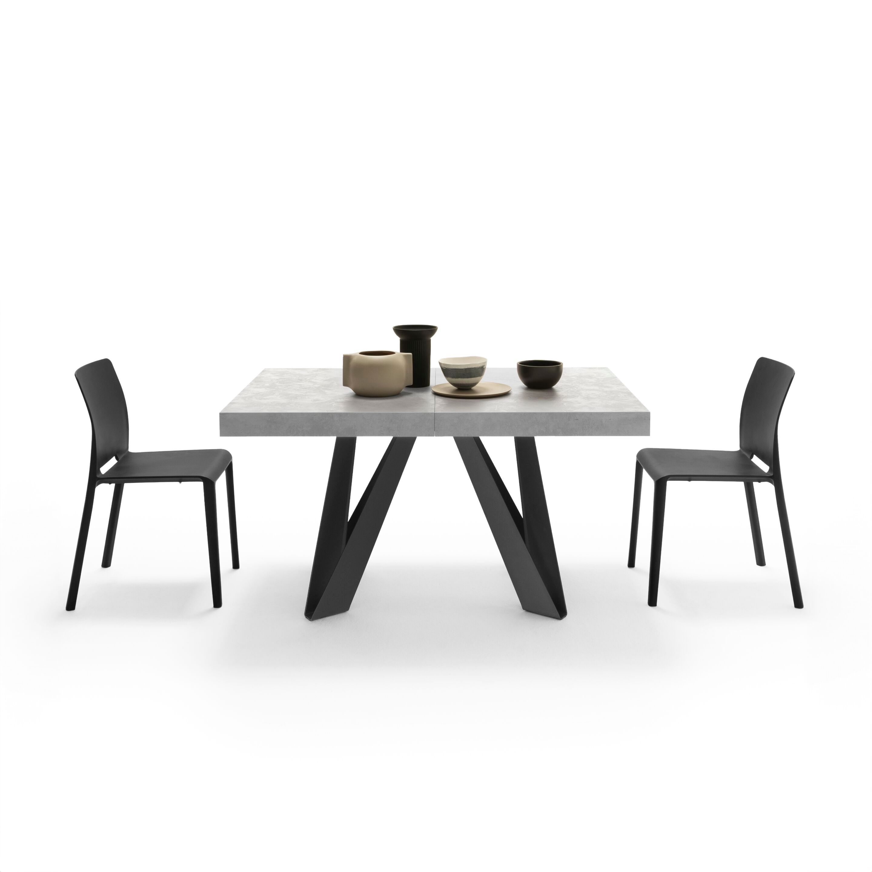 Выдвижной прямоугольный стол из железа с меламиновой столешницей Mobili Fiver ROMINA ARCH-00069646 - Вид №21