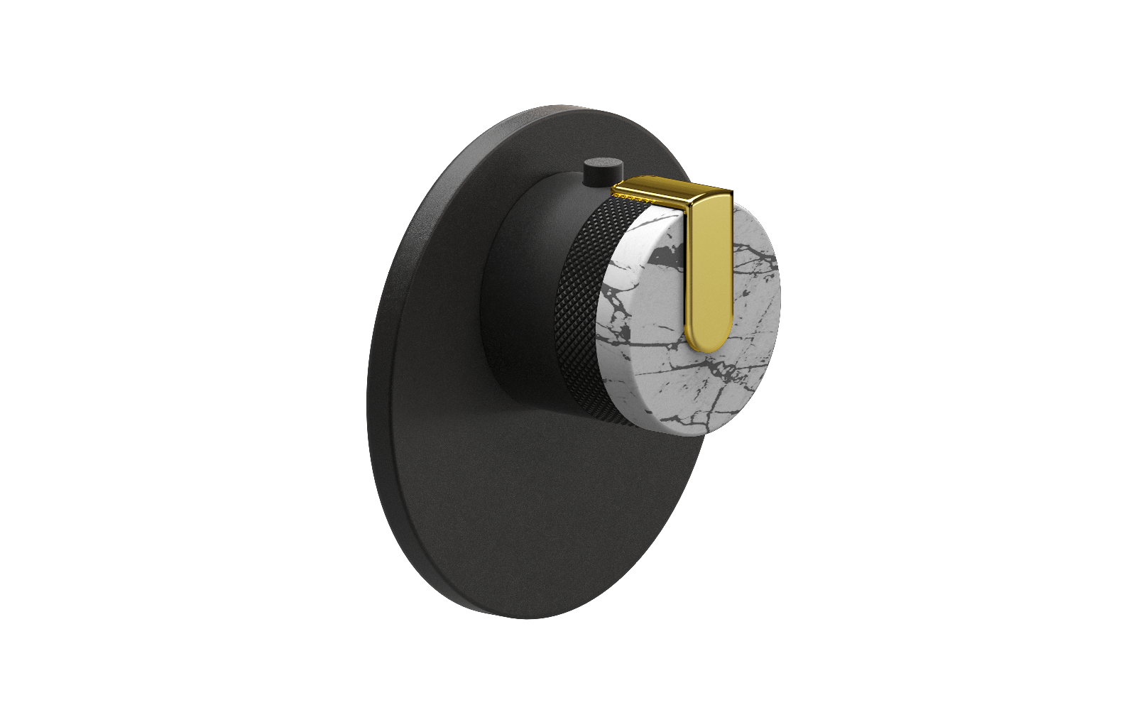 E-8027-R2MWE-L1PB-BK-T Термостатический переключатель 3/4-Внешняя часть GRAFF MOD+