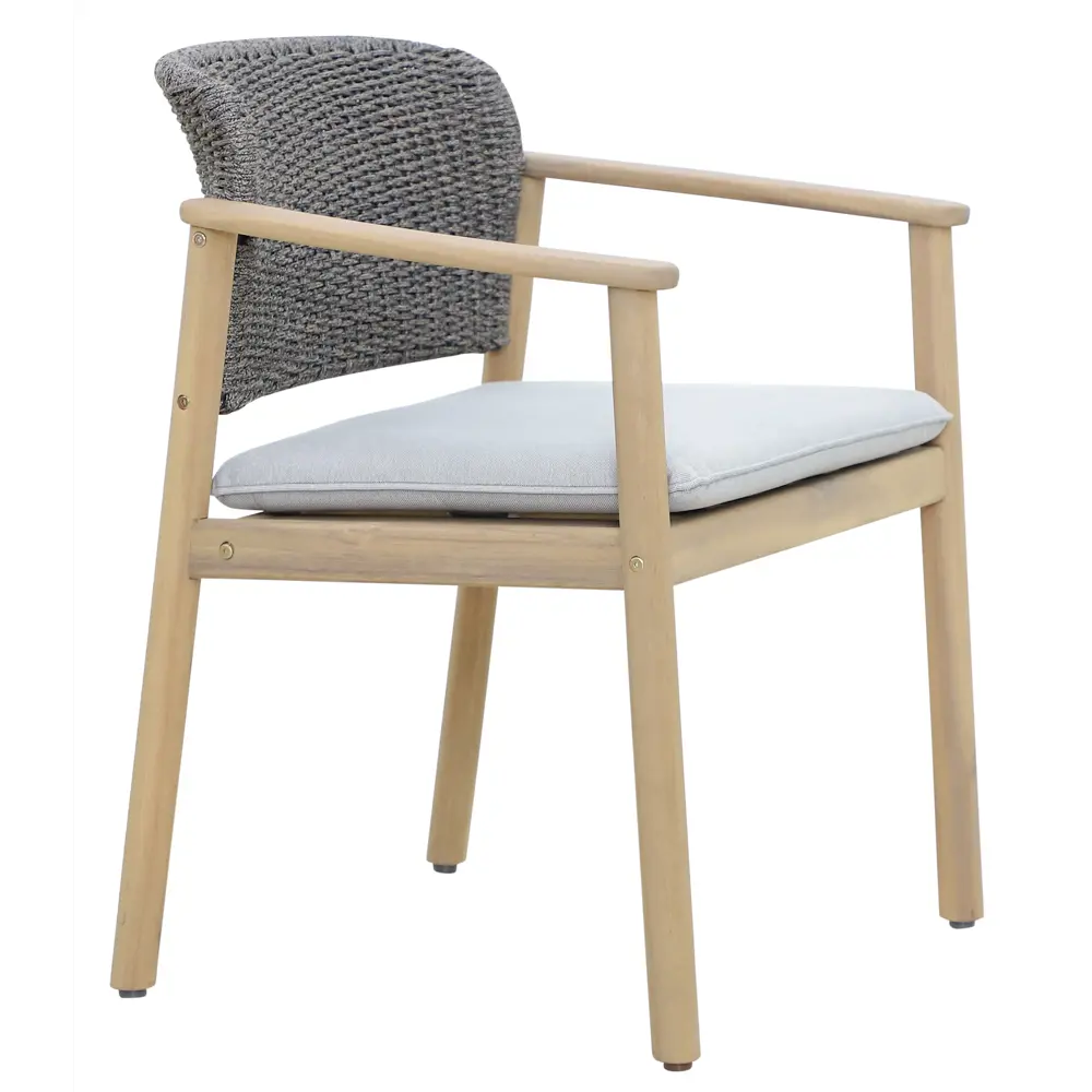 BEGINIA Fisht — садовое кресло из акации с плетением Роуп 89382924 STLM-1572709 - Вид №3