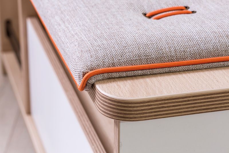 Банкетка с ящиком и полкой для оубви белая Dynamic CILEK DYNAMIC 00-3832103 Белый;бежевый Santreyd  - Вид №2