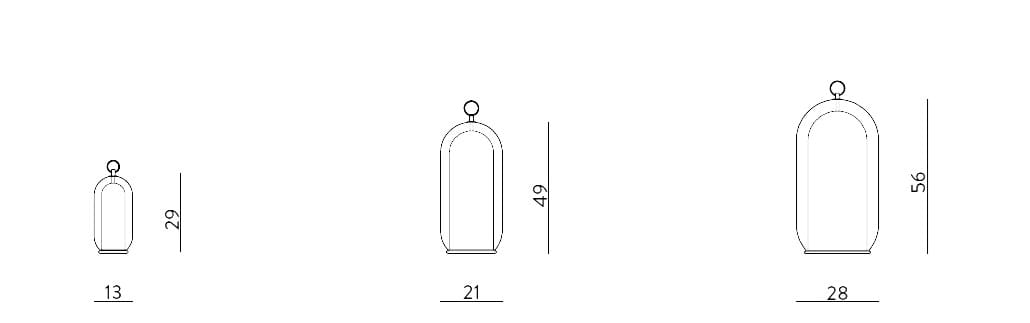 Настольная лампа из дутого стекла Cangini & Tucci Aeron ARCH-00104568 - Вид №4