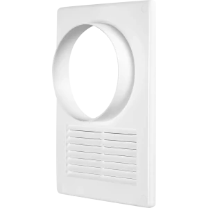 Решетка вентиляционная с фланцем Awenta T-98, 165х235 мм, цвет белый