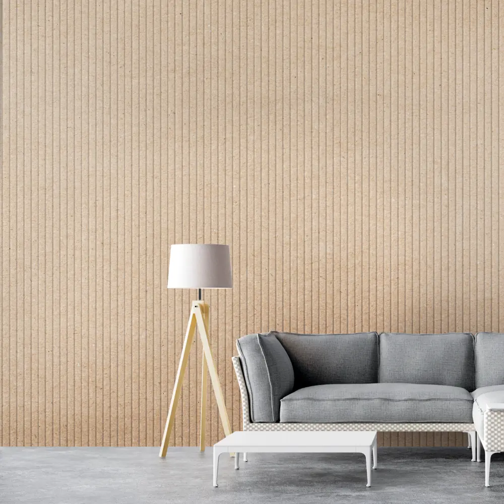 Реечная панель МДФ STELLA Битс База бежевая 2700×119×16 мм 89430681 STLM-1585264 - Вид №2