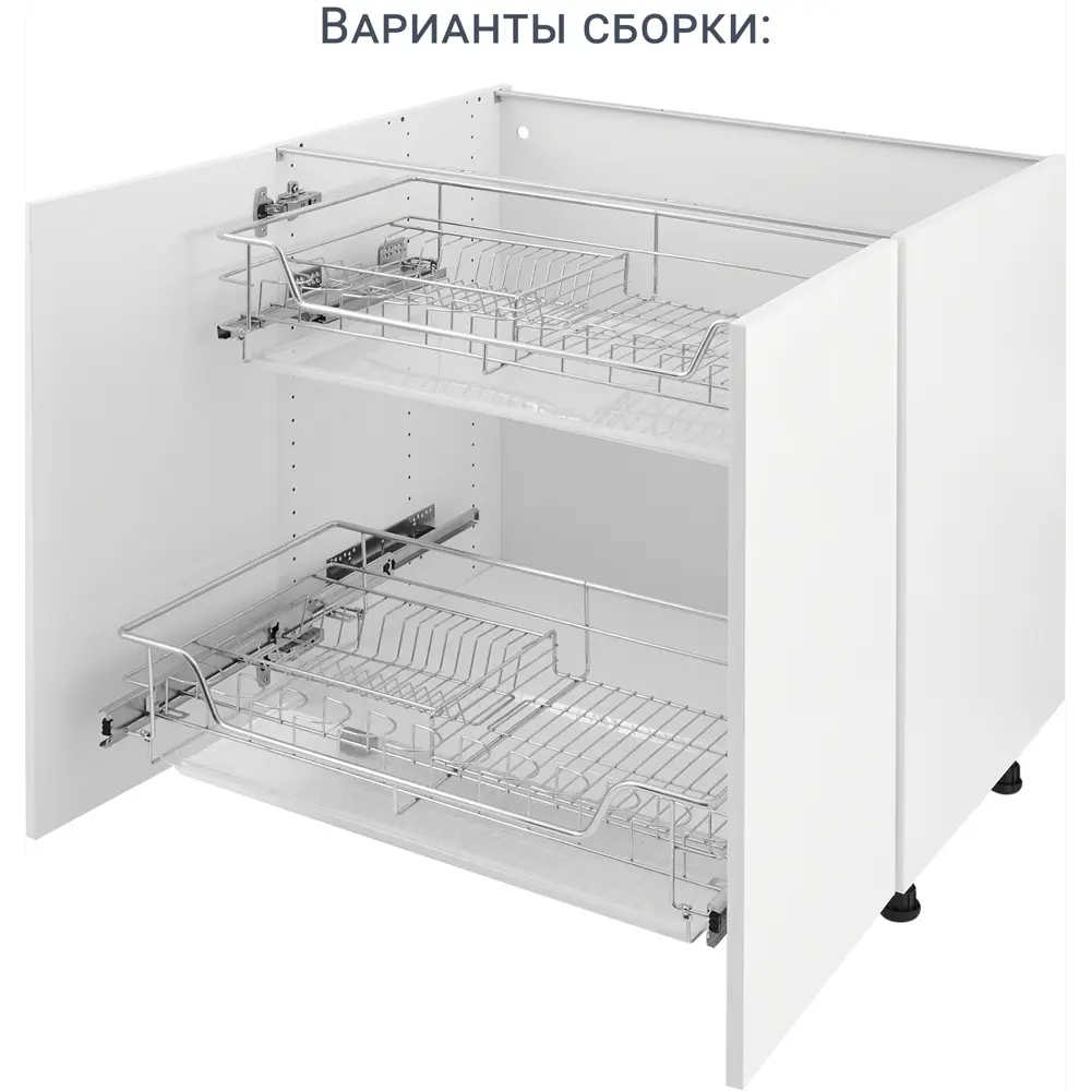 Фасад кухонного шкафа Аша 39.7x76.5 см KONSENSA ЛДСП цвет белый 89419199 STLM-2079546 - Вид №14