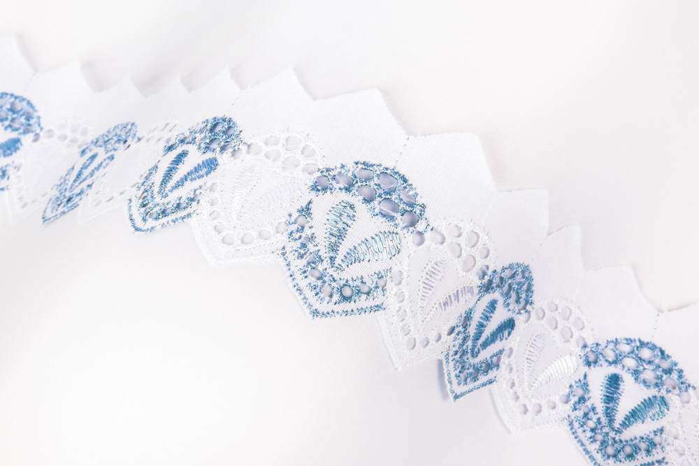 308 Шитье 45 мм в пакете Турция бело-голубой Gamma 