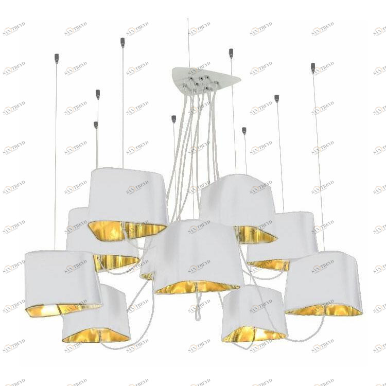 Подвесная люстра Loft IT Street Loft1163-10WH LOFT IT ДИЗАЙНЕРСКИЕ, STREET WHITE 118177 Белый 