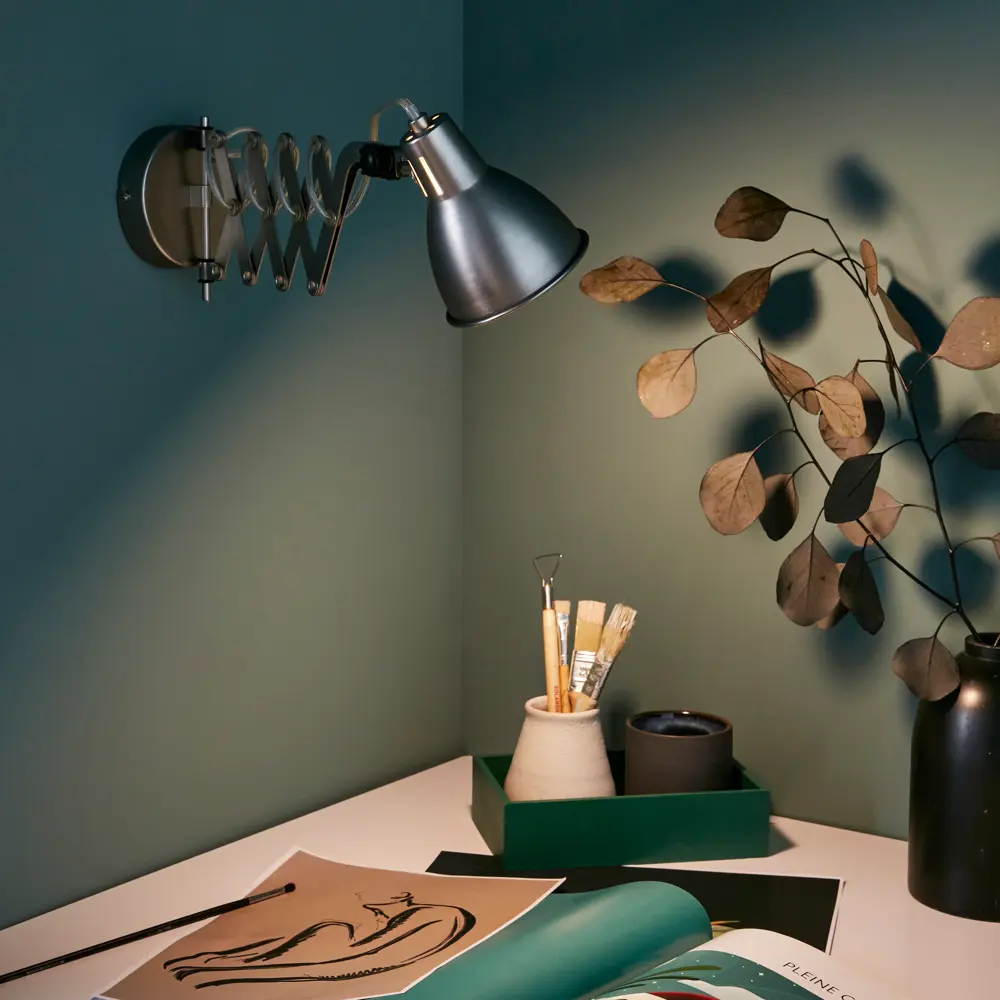 Бра Inspire Naha — минималистичный настенный светильник в стиле никель 82544217 STLM-0029480