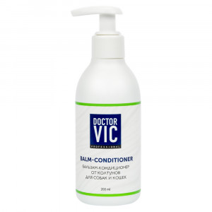 ПР0055488 Бальзам-кондиционер для собак и кошек от колтунов 200мл DOCTOR VIC
