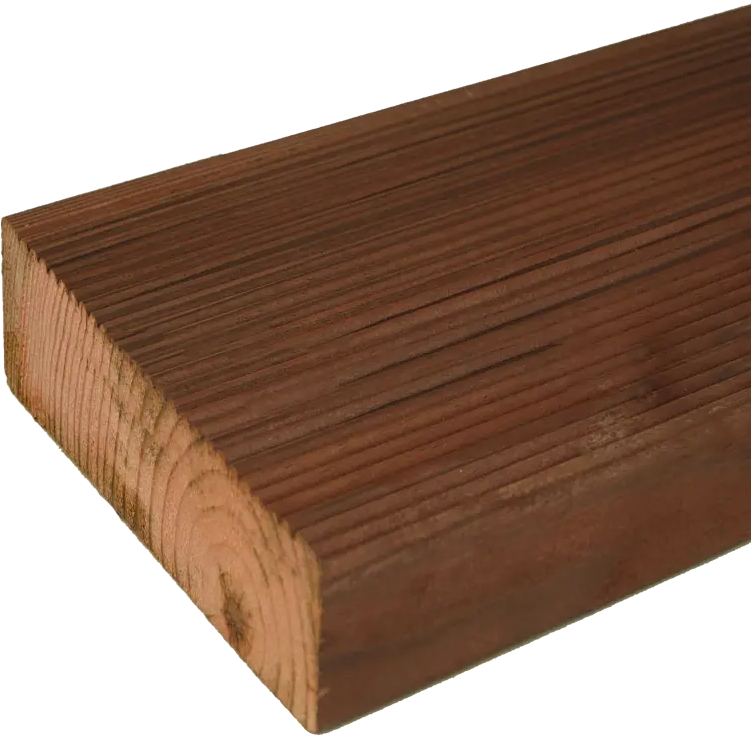 Террасная доска РУСШПАЛА с двусторонней поверхностью 32×90×2000 мм 84180734