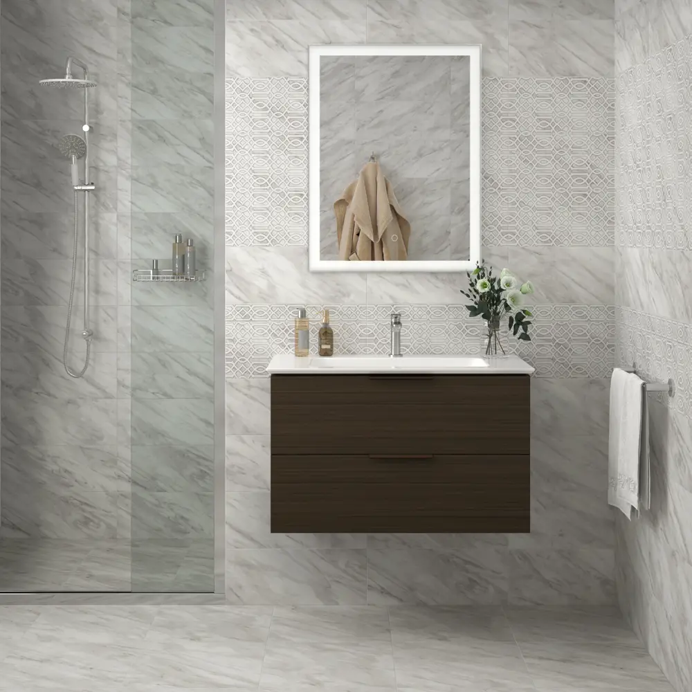 Бордюр настенный Kerama Marazzi Кремона AZ/A050/7234 50x6.3 см матовый цвет белый 87653959 STLM-2111037 - Вид №4